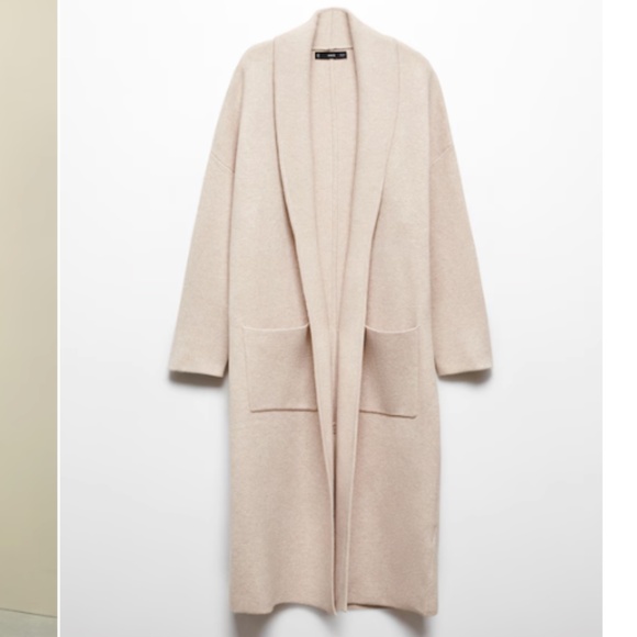 Mango Jackets & Blazers - NWT Mango Oversized knitted coat with pockets REF. 67090453-RINGO-LM XS